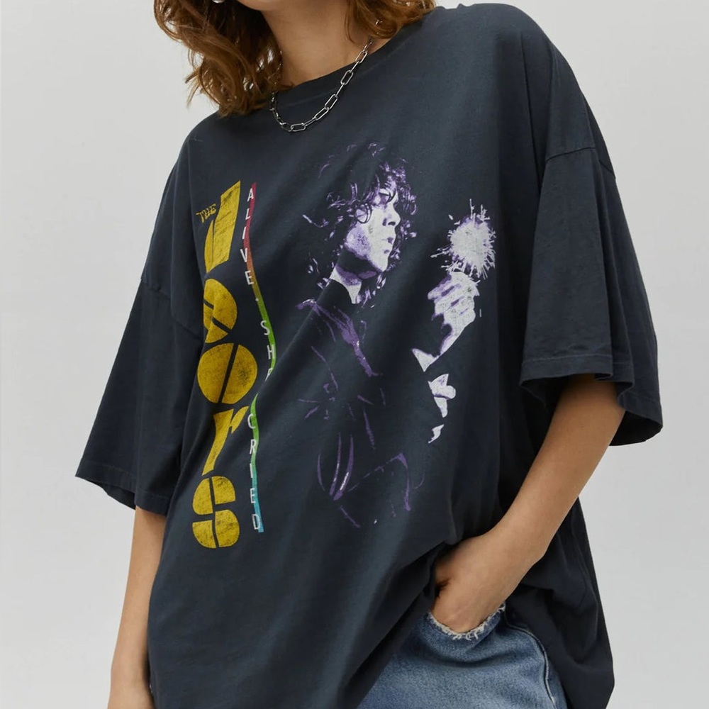 The Doors Alive She Cried Tee by Daydreamer